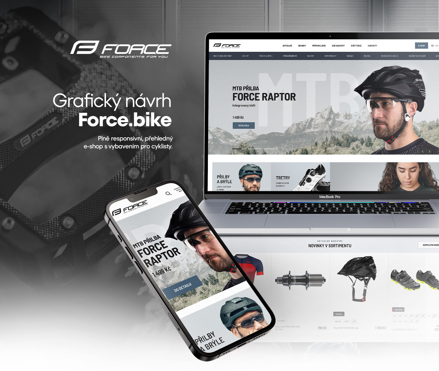 Webdesign pro českou značku FORCE